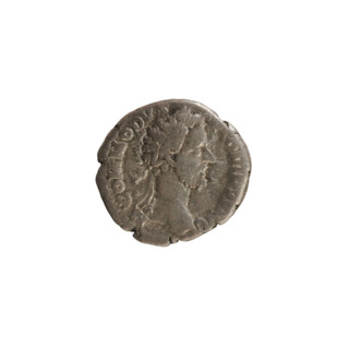 Denarius, Commodus (161–192; Roman emperor 177–192). Obverse: Emperor's head right, wearing a
