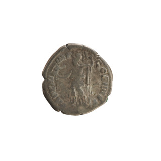 Denarius, Commodus (161–192; Roman emperor 177–192). Obverse: Emperor's head right, laurel wreath;