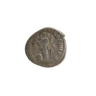 Denarius, Commodus (161–192; Roman emperor 177–192). Obverse: M COMMODVS TON AVG PIVS — bust of the