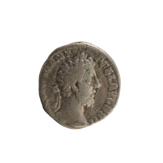 Denarius, Commodus (161–192; Roman emperor 177–192). Obverse: Emperor's head right, laurel wreath;