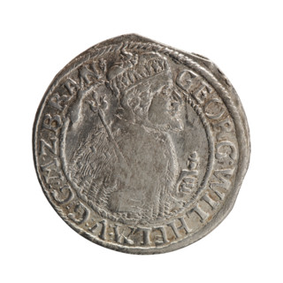Obv. Bust facing right in mitre and electoral mantle. In the right hand a sceptre, the left resting
