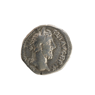 Denarius, Commodus (161–192; Roman emperor 177–192). Obverse: Emperor's head right, laurel wreath;