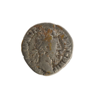 denarius, Commodus (161–192; Roman emperor 177–192). Obverse: Emperor's head right, with laurel