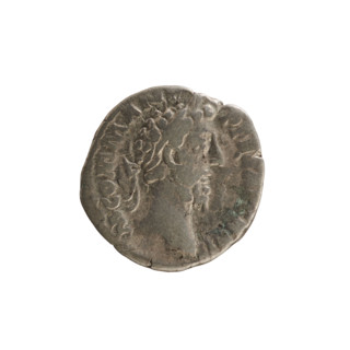 Denarius, Commodus (161–192; Roman emperor 177–192). Obverse: Emperor's head right, wearing a