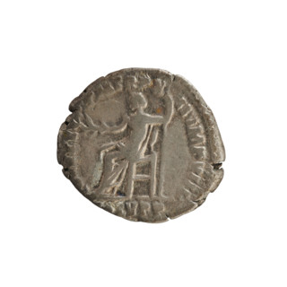 Denarius of Commodus (161–192; Roman emperor 177–192). Silver coin, weight 2.66 g, axis 180°.