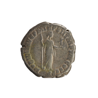 Denarius, Commodus (161–192; Roman emperor 177–192). Obverse: M COMM ANT P FEL AVG BRIT — emperor's