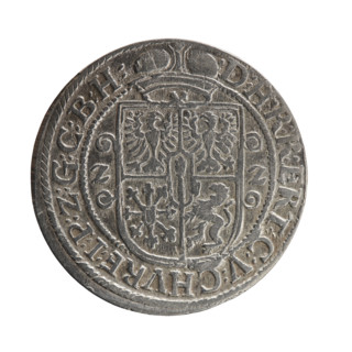 Obv. Bust facing right in mitre and electoral mantle. A sceptre in his right hand, the left resting