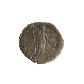 Denarius of Commodus (reign 177–192). Obverse inscription: M COMM AN, FEL AVG BRIT — Emperor's head
