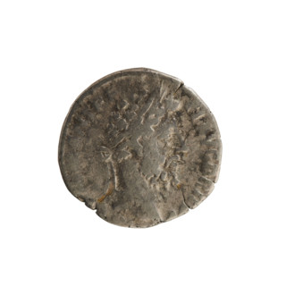Denarius, Commodus (161–192; Roman emperor 177–192). Obverse: ANT P F EL AVG BRIT — emperor's head