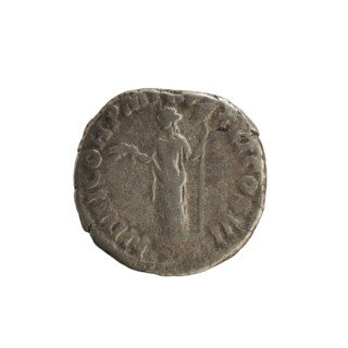 Denarius of Commodus (reigned 177–192 AD), 190–191. Silver coin (weight 2.68 g). Obverse: laureate