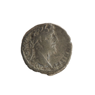Denarius, Commodus (161–192; Roman emperor 177–192). Obverse: M COMM BRIT PP — Emperor's head