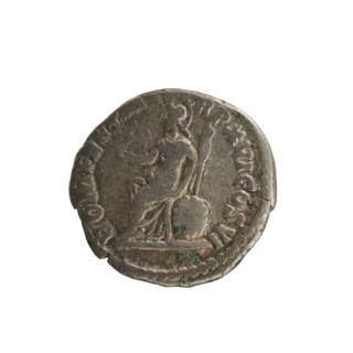 denarius, Commodus (161–192; Roman emperor 177–192); obverse: emperor's bust right with laurel