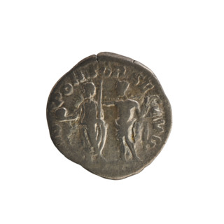 Denarius, Commodus (161–192 CE), 191–192 CE. Obverse: Emperor's bust right, laurel wreath,