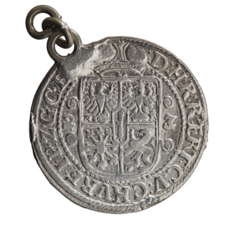 Pfahler, Ernest. Obv.: Bust facing right in mitre and electoral mantle; a sceptre in the right