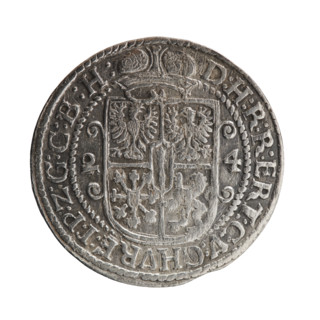 Obv. Bust facing right in mitre and electoral mantle. A sceptre in his right hand, the left resting
