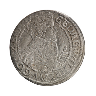 Obv. Bust facing right in mitre and electoral mantle. A sceptre in his right hand, the left resting