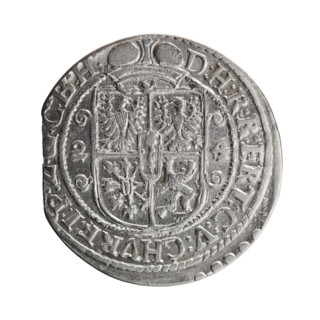 Obv. Bust facing right in mitre and electoral mantle. A sceptre in his right hand, the left resting