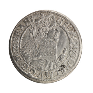 Obv. Bust facing right in mitre and electoral mantle. A sceptre in his right hand, the left resting