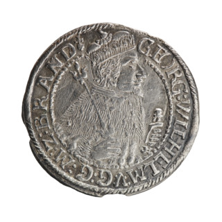 Obv. Bust facing right in mitre and electoral mantle. A sceptre in his right hand, the left resting
