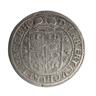 Obv. Bust facing right in mitre and electoral mantle. A sceptre in his right hand, the left resting