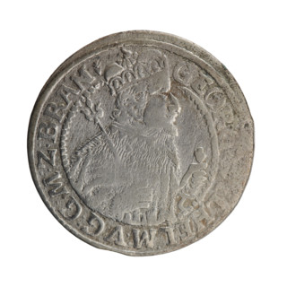 Obv. Bust facing right in mitre and electoral mantle. A sceptre in the right hand, the left resting