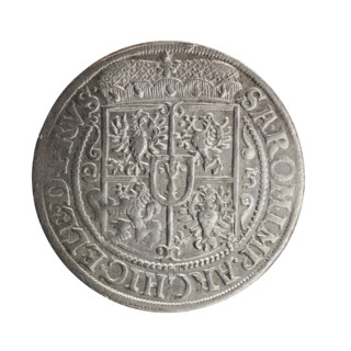 Obv. Bust facing right in mitre and electoral mantle. A sceptre in his right hand, the left resting
