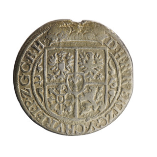 Obv. Bust facing right in mitre and electoral mantle. In the right hand a sceptre, the left resting