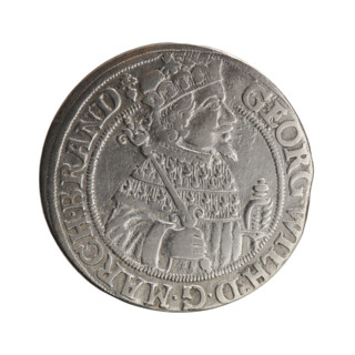 Obv. Bust facing right in mitre and electoral mantle. In the right hand a sceptre, the left resting
