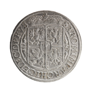 Obv. Bust facing right in mitre and electoral mantle. A sceptre in his right hand, the left resting