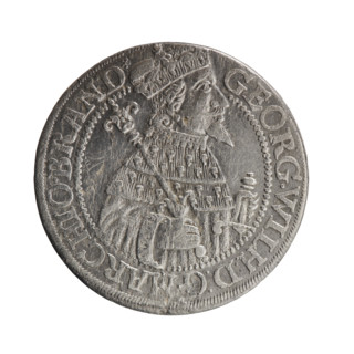 Obv. Bust facing right in mitre and electoral mantle. In the right hand a sceptre, the left resting