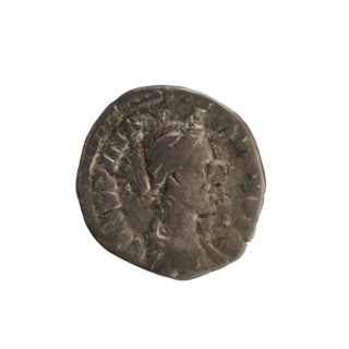 Denarius, Commodus (161–192; Roman emperor 177–192), Crispina (164–192?; Roman empress 178–191),
