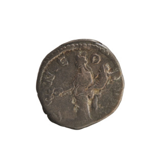 Denarius, Commodus (161–192; Roman emperor 177–192) and Crispina (164–192?; Roman empress 178–191).