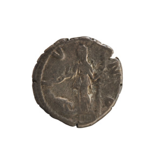 Denarius of Commodus (reign 177–192) depicting Empress Crispina (b. 164? – d. 191?), struck 178–191