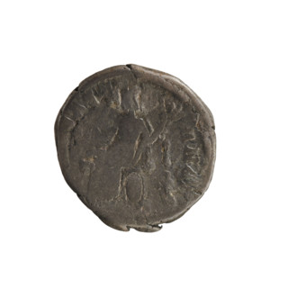 Denarius; issuer: Clodius Albinus (ca. 150–197; Roman emperor 193–197). Obverse: Head of Albinus