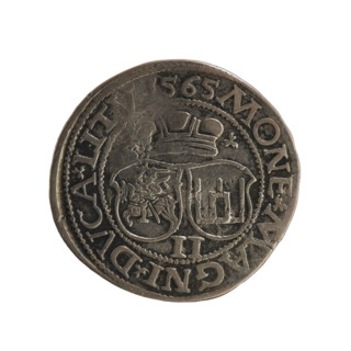 Lithuanian two-grosz, Sigismund II Augustus (King of Poland; 1544–1572), Jagiellonians dynasty;