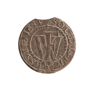 szelag; eagles; cross (iconographic); Frederick William I Hohenzollern (Great Elector of