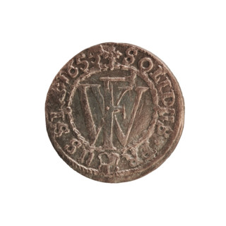 szelag, Melchior, Christoph (fl. 1646-1656); silver coin (szelag), 1655; Ducal Prussia (1525–1701),