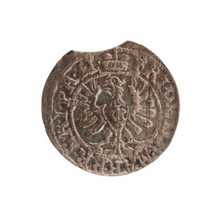 szelag, Melchior, Christoph (fl. 1646–1656); Obv.: Prussian eagle, on its chest a monogram composed