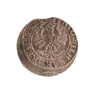 szelag; Melchior, Christoph (fl. 1646–1656); obverse: Prussian eagle with a monogram on its chest