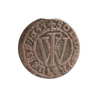 Szelag forgery from the period; forgeries. Eagles; cross (iconographic). Frederick William I