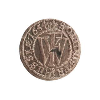 szelag, Section of Coins of Lands Associated with Poland, eagles, Hohenzollern (coat of arms),