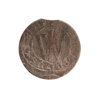 szelag; coin of Ducal Prussia (1525–1701), Königsberg; 1654; obverse: Prussian eagle with monogram