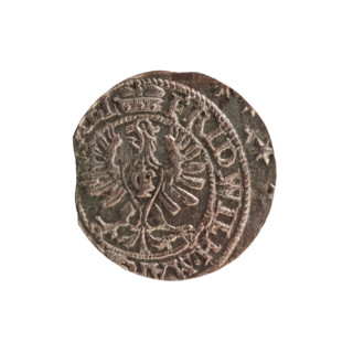 szelag, Melchior, Christoph (fl. 1646–1656). Obverse: Prussian eagle, on its chest a monogram