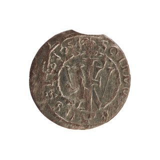 szelag; obverse: Prussian eagle with a monogram of the letters IC on its chest; rim inscription