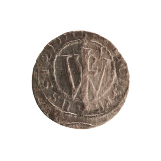 szelag; Section of Coins of Lands Associated with Poland; eagles; cross (iconographic); Frederick