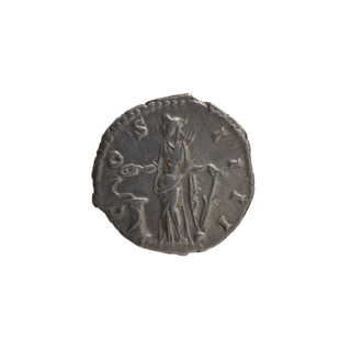 Denarius of Antoninus Pius (reigned 138–161), struck 148–149. Obverse: head of Antoninus Pius in a
