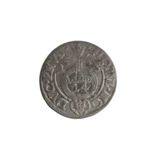 one-and-a-half, Ernest Pfahler, cross (iconographic), orb of rule (iconographic), coats of arms,