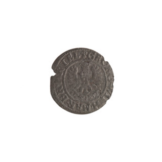 szelag by Ernest Pfahler, from the Wislica hoard (numism). Silver coin, Ducal Prussia (1525–1701),