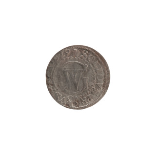 szelag, hoard from Wislica (numism.), eagles, rosettes, Hohenzollern (coat of arms). Obverse: