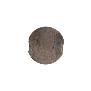 szelag, Ernest Pfahler, Wislica hoard (numism), Obv. Prussian eagle, on its chest a crowned letter